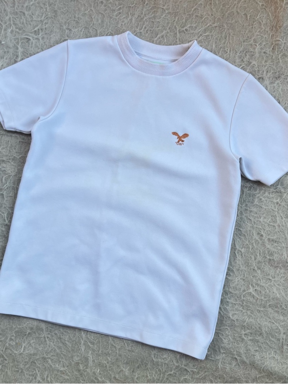 Off-White “Main Label” White Tee – XS